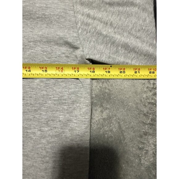 Nike Shirt Mens M Grey Long Sleeve Polo Raised Logo Just Do It - Picture 6 of 7